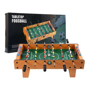 50*25*16cm Indoor sport table top toy mini wooden football soccer table game  with legs
