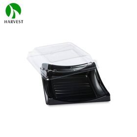 Harvest BF-40 disposable plastic food container japanese sushi square tray