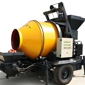 Concrete Pump Transit Mixer with Pump Self Feeding Concrete Mixer Electric Cement Pump Machine Provided Screed Pump 2 Years 3200
