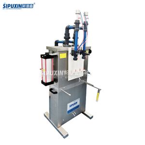2024 Acid alkali salt double head anti-corrosion filling machine toilet cleaning spirit filling machine