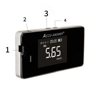 CE Approved Factory Price Portable Handheld Digital Hemoglobin Blood Glucose Testing Glucometer Machine