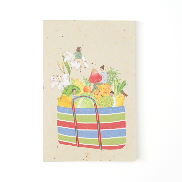[6] Handmade Planner Vegetable fruit Food Notes Memo Pad for Office