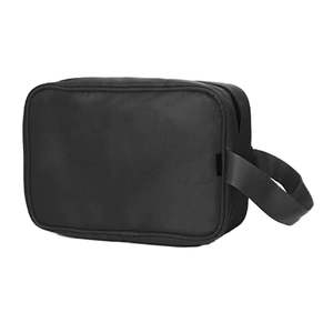 Men's Fashionable Nylon Toiletry Kit Custom OEM Travel Makeup Wash Bag with Zipper Closure