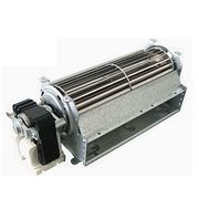 Small cross flow fan with AC motor