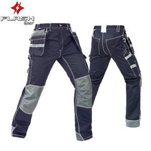 Mens Technical Carpenter Cargo Workwear Pants Multi Detachable Hanging Pockets Durable Multi Functional Tool Pockets