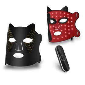 New Trend Wearable Face Anti Wrinkle Silicon Photon Red Light Therapy Flexible Led Face Mask