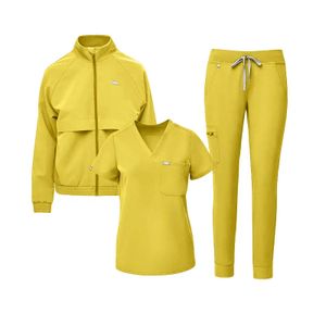 Jackets Zipper Nurses Scrubs Sets for Women Medical Nursing Jogger Hospital Man Top Nurse Set Scrubs Jacket