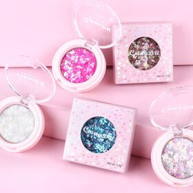 High Quality Makeup Glitter Multifunctional Sequins Eyeshadow Star Loose Glitter Sparkle Single Eyeshadow