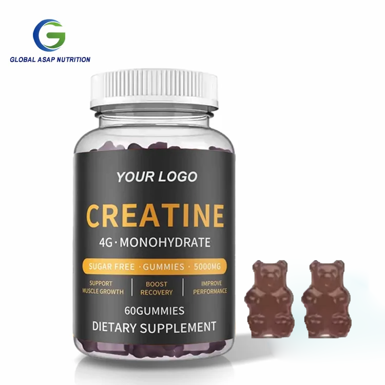 Oem/Odm Customized Bear Gummies Creatine Monohydrate Gummy Energy Muscle Builder Pre Workout Gummies