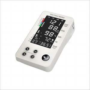 All in One Spot Check Monitor Remote Patient Monitoring SPO2 NIBP TEMP GLUCOSE ECG Monitor