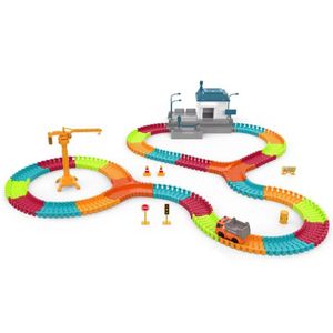 Hot Selling Children's Electric Rail Car Toy Puzzle Assembly Sliding Block Set Car Toy for Kids