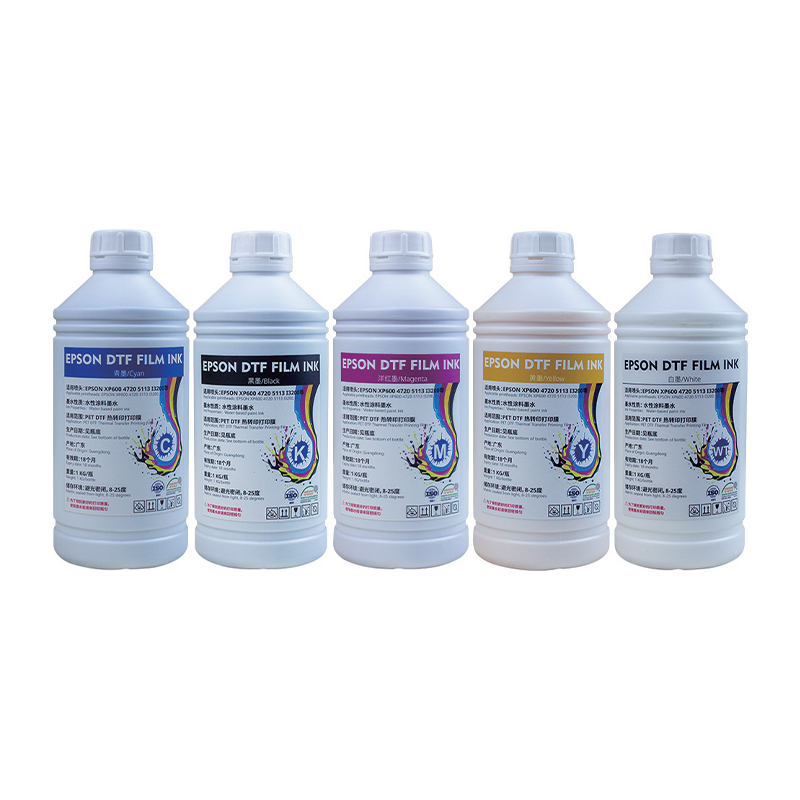 dtf ink digital hot ink clothing fabric heat transfer printing, suitable for i3200, XP600, 4720 white ink hot ink printers