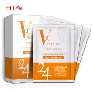 VC serum mask lightening sheet mask anti-acne full of vitamin oily face balancing skin non woven facial mask