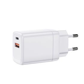 65W USB C Charger, 2-Port Type C GaN Wall Charger Foldable PD Charger for MacBook Pro/Air, iPad Pro, for iPhone