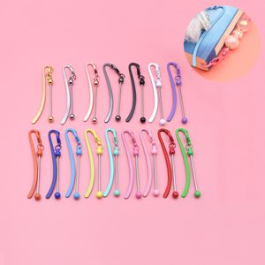 new diy  cute book clip pendant creative metal beaded bookmark  wholesale