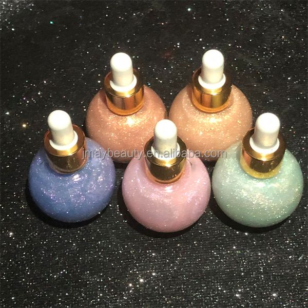 Private Label Body Cosmetic Makeup Glow Shimmer Bronzer Highlighter High Pigmented Diamond Shine Contour Highlighter