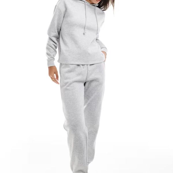 Custom High Quality Fall Hoodie Tracksuit 100 Cotton Print Hat Casual Women's Tracksuit