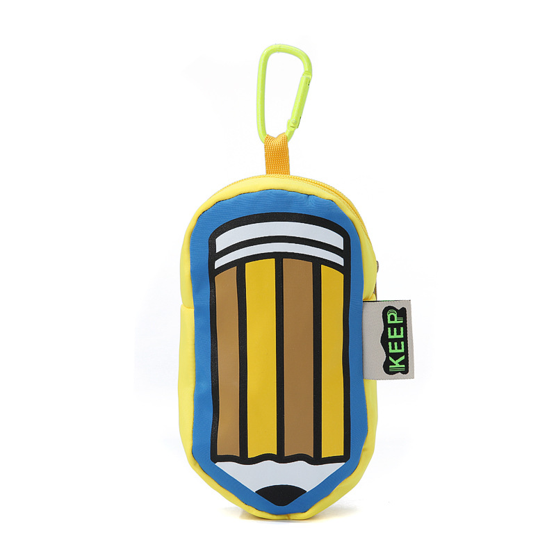 Yiwu Lianchor E-Commerce Firm Fashion color striped pen bag multi-functional Coin wallet ID card bag pendant ins wind headphone bag