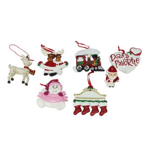 Custom Holiday Decoration Resin Cartoon Cute Christmas tree pendant Souvenir Home Decoration Key chain Accessory