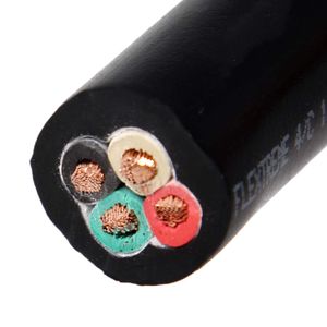 Standard 300v/450v/600v SJOW 2 3 4 Core 14awg Silicone Rubber Cable  Wire And Power Cable