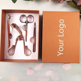 rose gold eye makeup beauty tools kits lash tool set eyelash curler private label
