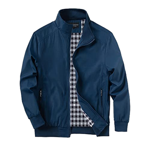 ALIKE Men's Slim Fit Lightweight Softshell Flight Bomber Spring Jacket