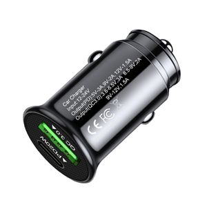 2024 Car Charger 2 Port 3.0A Dual USB Charger 12-24V Socket Fast USB Car Charger Adapte