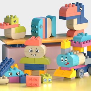 41PCS TPE Soft Plastic Model Toy Type Kids DIY Assembling Blocks Large Particle Puzzle Early Educational Building Blocks