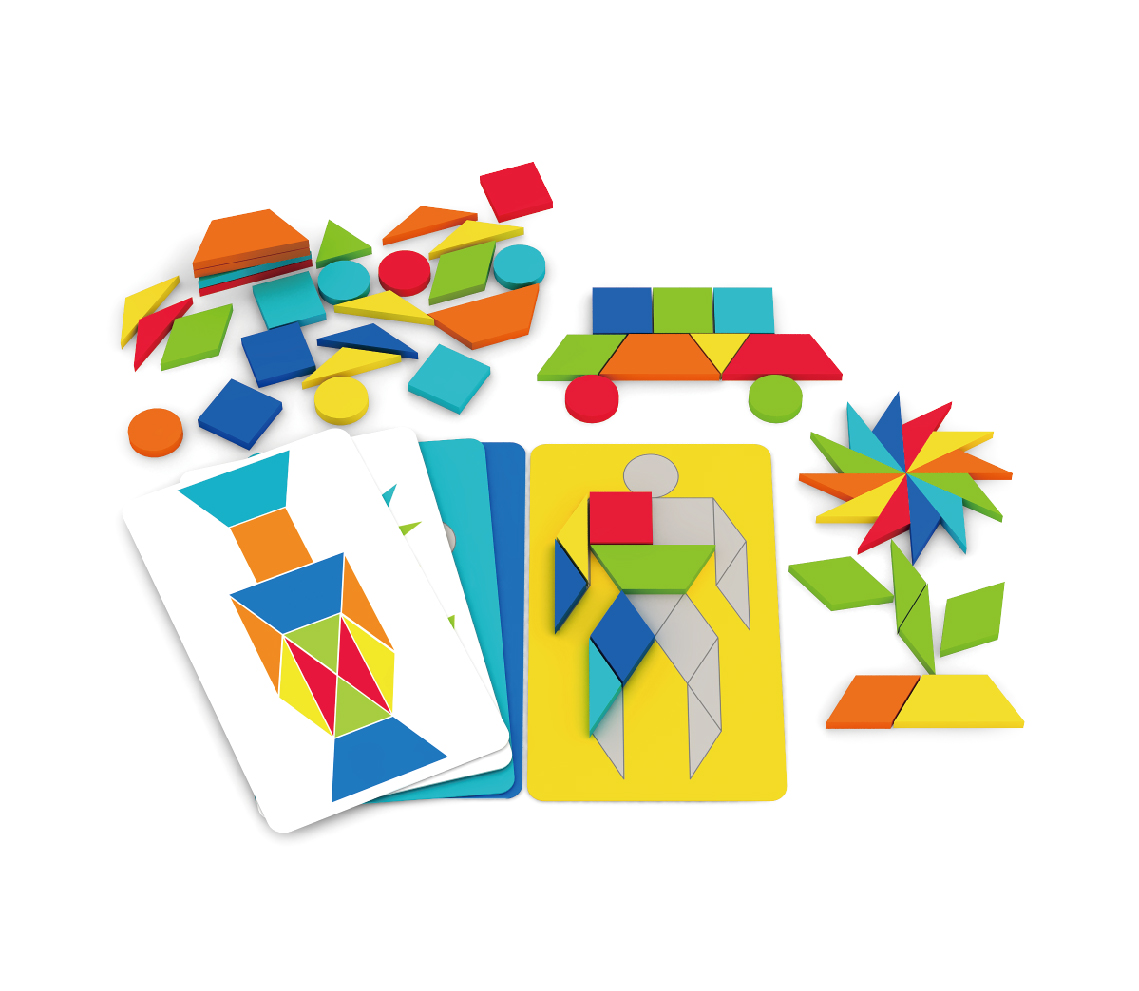 Tangram puzzle game shape puzzle wooden toy Educational wooden puzzle toy for men and women