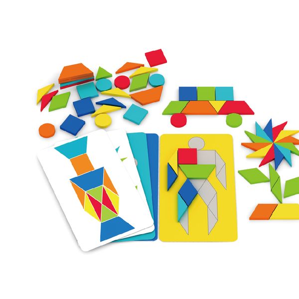 Tangram puzzle game shape puzzle wooden toy Educational wooden puzzle toy for men and women