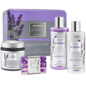 Factory Supply new 2021 wholesale Lavender  shower gel body lotion bath Bath and Body Gift Set