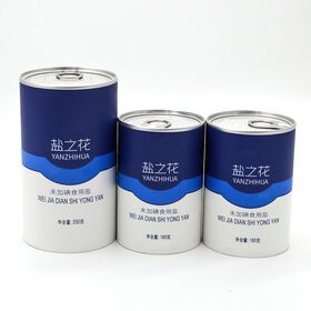 Paper Packaging Boxes Container Airtight Food Supplement Loose Protein Powder Paper Tubes for Loose Salt Collagen Powder Coffee