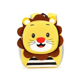 Boys 3D Cartoon Lion Pattern Anti-lost Children's Shoulder Bags
