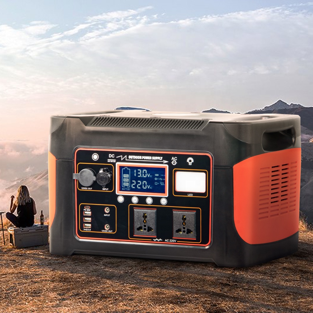 Portable lifepo4 battery 1000w home outdoor camping battery power bank pack