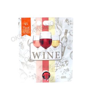 Food Grade Portable Aluminum Foil Fruit Juice Bag 1L-5L Plastic Bags with Tap Dispenser for Beverages and Tea Industrial Use