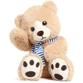 Customizable Custom High Quality Plush Toy Manufacturer Bear Teddy  Plush Toy Animal Toy birthday gift cute scarf