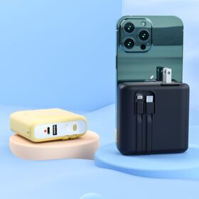 Wholesale Wireless charging Magnetic 10000mAh wireless Power Bank AC plug 15W wireless charger with worldwide AC Charger