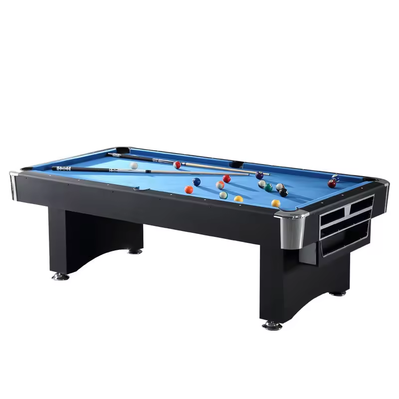 Jiujiang Tenshin Billiards Equipment Co., Ltd. Modern design 2 in 1 multi-function game MDF bed billiard dining pool table with table tennis top