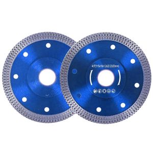 115mm 4.5" Turbo Angle Grinder Blade Porcelain Thin Diamond Dry Cutting Tile Disc