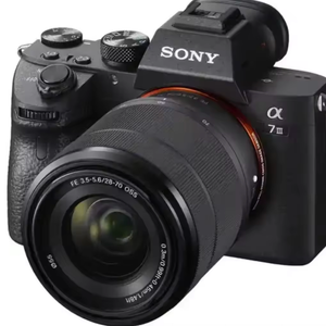 Original New Alpha a7 III (ILCEM3K/B) Full-frame Mirrorless Interchangeable-Lens Camera with 28-70mm Lens with 3-Inch LCD