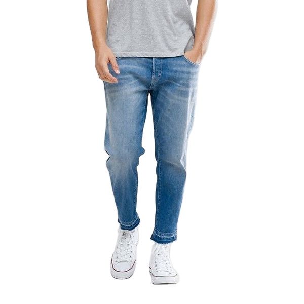 Men Jeans Fashion Designer Denim Blue Pants for Men's Trousers button Fly Jeans Blue Jeans For Men Made in Bangladesh