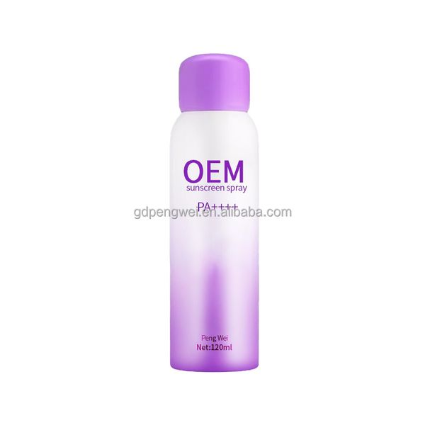 sunscreen spray swimming spray Non-sticky easy film forming Private Label Sunscreen Spray spf50+++