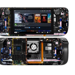 Vinyl Skin Sticker for Steam Deck Console Full Set Aesthetic Premium Decal Wrap Protective Cover For Valve SteamDeck Accessories