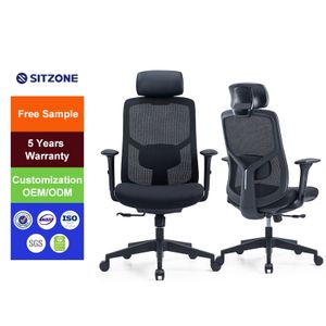 Sitzone High Back Y-Shaped Ergonomic Adjustable Office Furniture Design Swivel Mesh Chair Office Work Chair