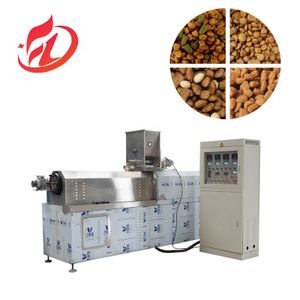 High quality Pet food processing line cat feed making machine  dry dog food extruder