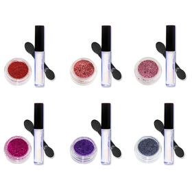 No Logo Glitter Eyeshadow Compact Single Glitters Eye Shadow & Lip Powder
