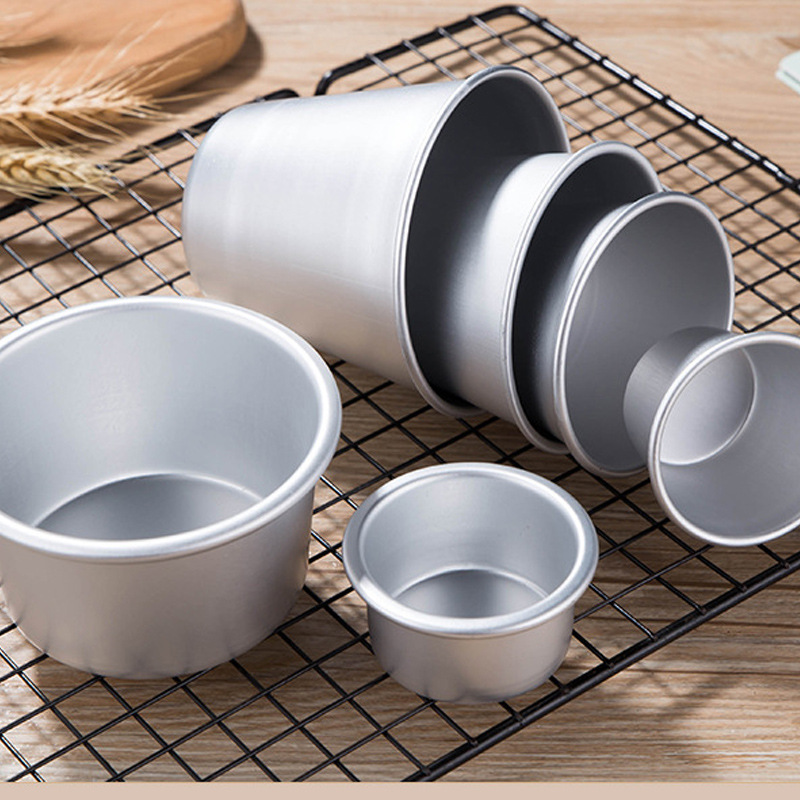 Aluminum Cupcake Egg Chocolate Tart Mould Mini Baking Jelly Cup Individual Pudding Molds