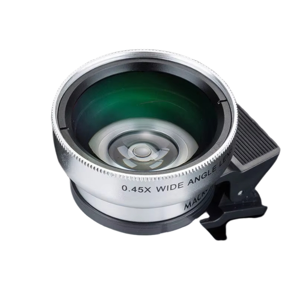 37MM 0.45X wide-angle macro 2-in-1 mobile phone lens macro lens used for capturing plants, flowers, and animals