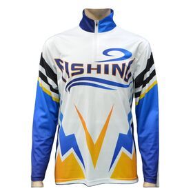 Custom Fishing Suit Polyester Sublimation Printing Anti-UV Quick Dry Long Sleeve Fishing Shirts fishing wear