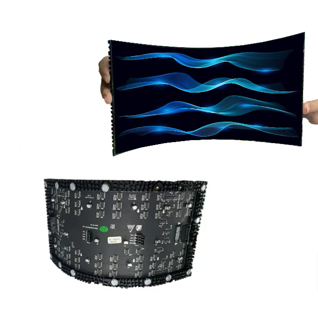Shenzhen Yijing Optoelectronics Technology Co., Ltd. P1.875 P2 P2.5 P3 Indoor Soft Led Display Screen High Quality indoor Blue-toothSoft Curved Flexible LED Display Screen